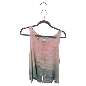 Hard Tail Pink to Green Ombre Tank